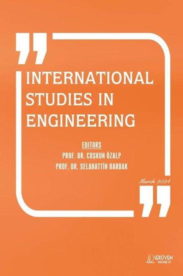 International Studies in Engineering - March 2024 - Serüven Kitabevi - Image 1
