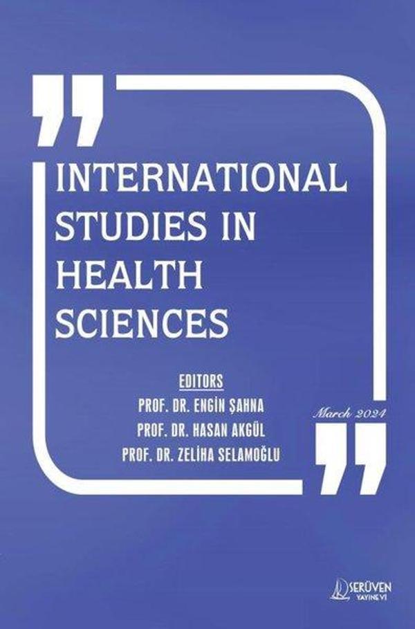 International Studies in Health Sciences - March 2024 - Serüven Kitabevi - Image 1
