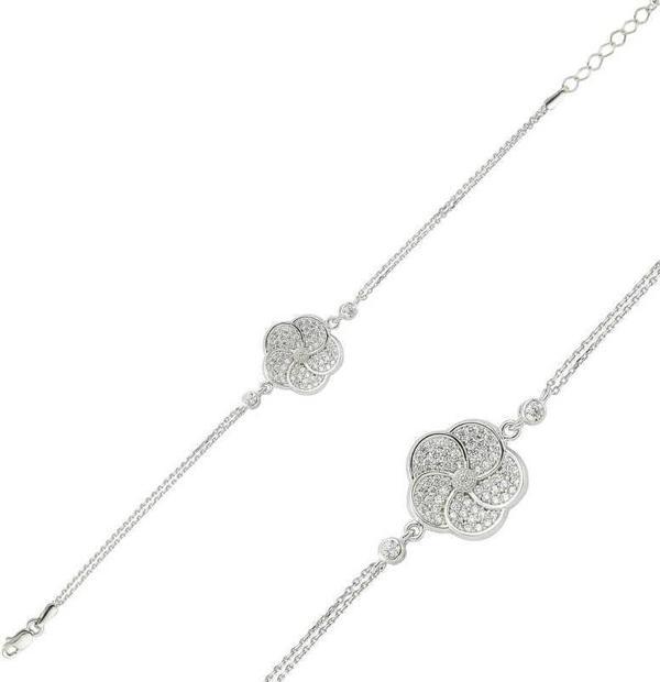 925 Ayar Gümüş Papatya Bileklik - Image 1