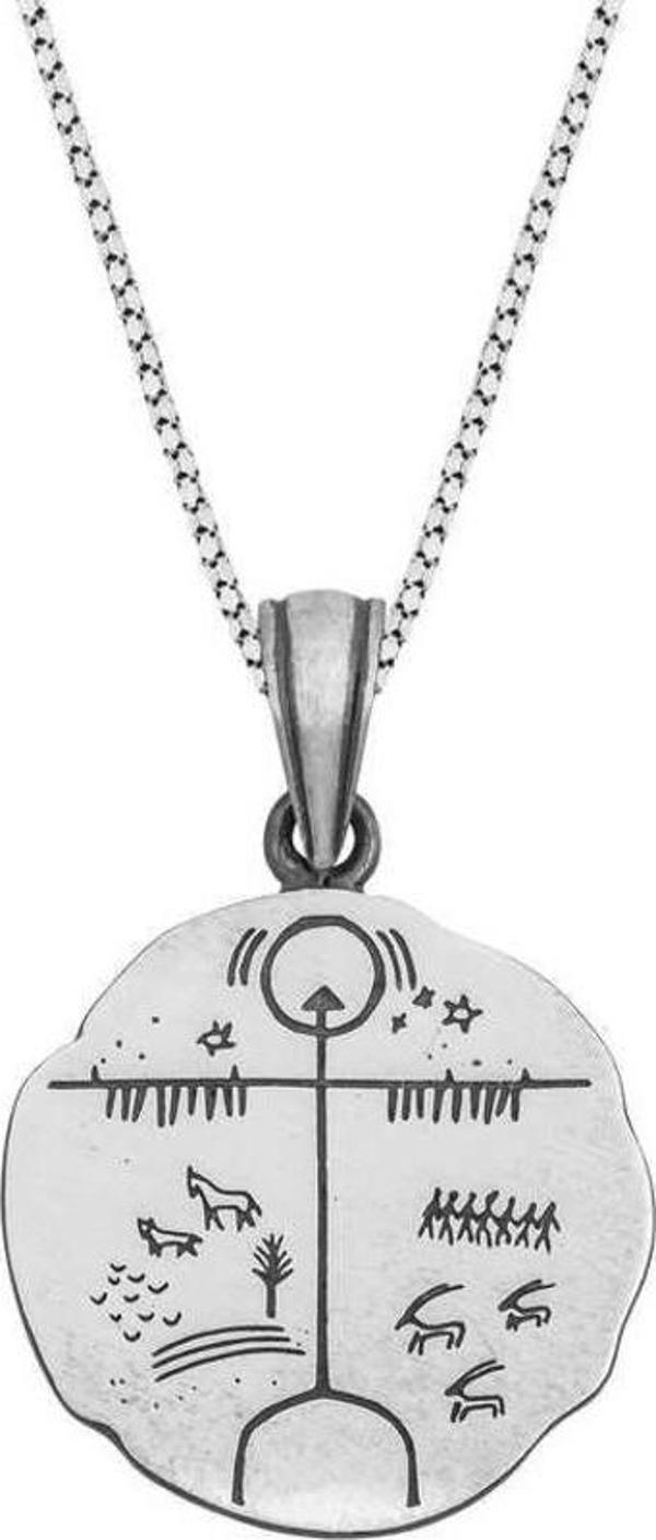 Gümüş Gök Tengri Kolye - Image 1