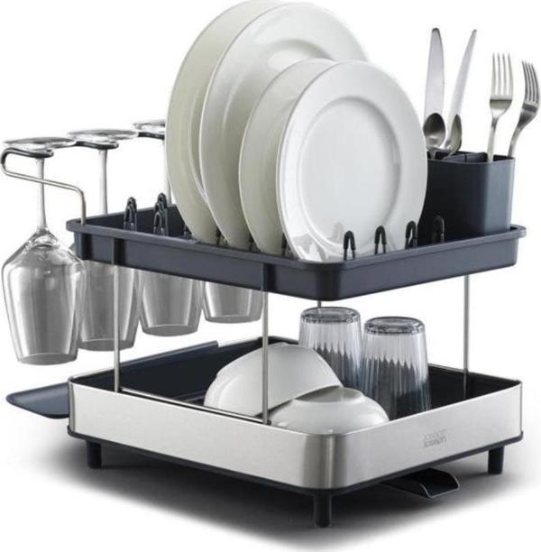 Joseph Joseph Excel Paslanmaz Çelik 2 Katlı Bulaşıklık 851647 - Image 1