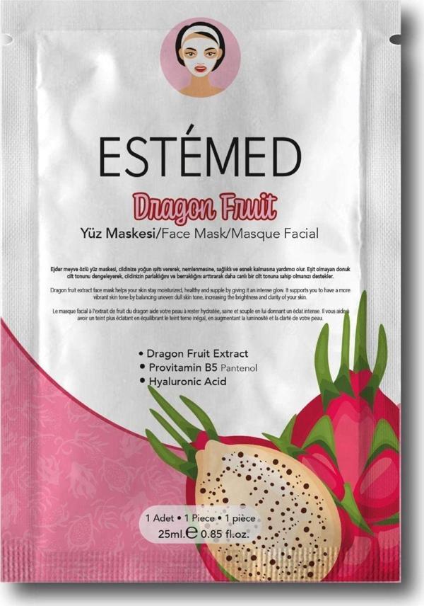 Ejder Meyvesi Kağıt Maske - Sheet Mask Dragon Fruit Extract - Image 1