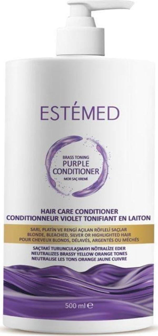 Mor Saç Kremi & Brass Toning Purple Conditioner 500 ml - Image 1
