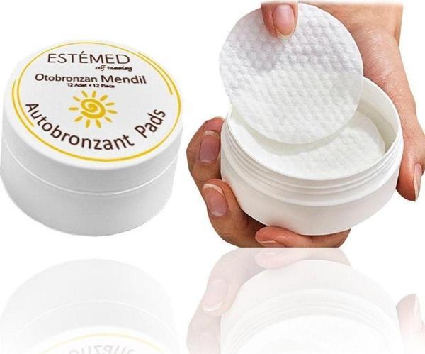 Self Tanning Bronzlaştırıcı Mendil & Pads 12 Adet - Image 1