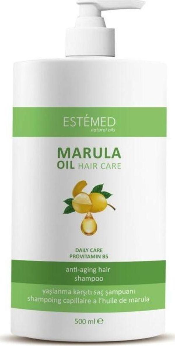 Yaşlanma Karşıtı Saç Şampuanı & Marula Hair Shampoo 500 ml - Image 1