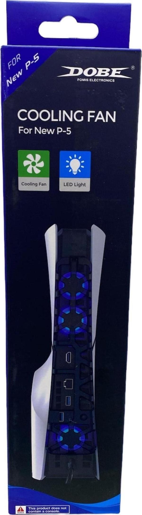PS5 SLİM KASA UYUMLU IŞIKLI SOĞUTUCU FAN DOBE TP5-3538 - Image 1