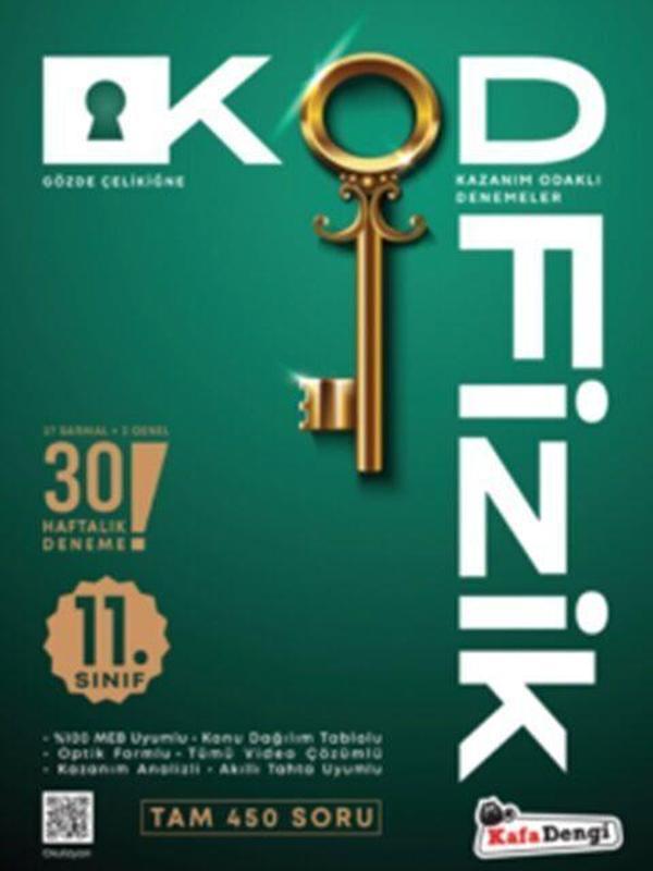 Kafa Dengi Yayınları 11. Sınıf Fizik Kod Haftalık Sarmal Deneme - Kafa Dengi - Image 1