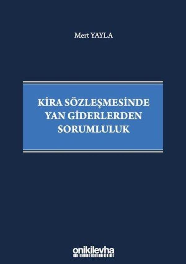 Kira Sözleşmesinde Yan Giderlerden Sorumluluk - On İki Levha Yayıncılık - Image 1