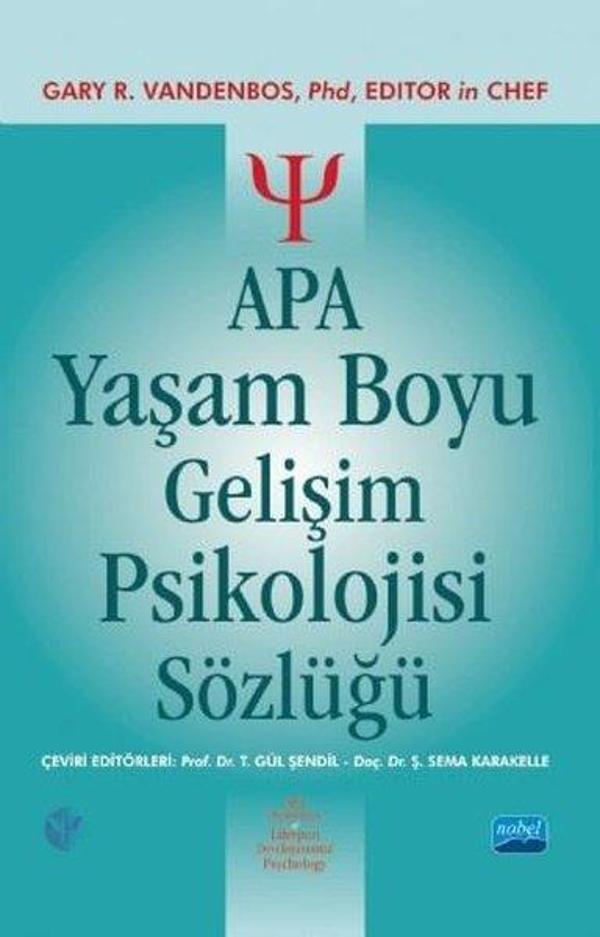 Apa Yaşam Boyu Gelişim Psikolojisi Sözlüğü - Nobel Akademik Yayıncılık - Image 1