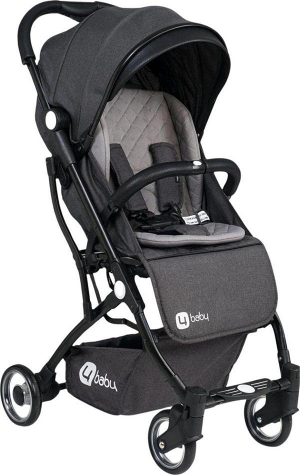 4 Baby Ab-381 Drone Siyah Kabin Tipi Bebek Arabası - Image 1