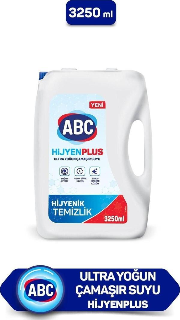 Abc Ultra Çamaşır Suyu 3,25 Lt Hijyen Plus Tekli - Image 1