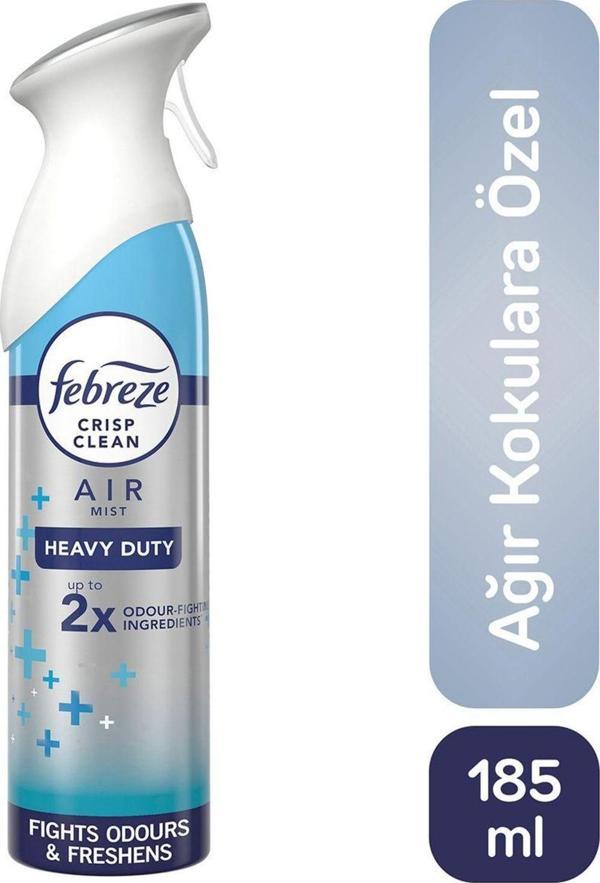 Febreze Hava Ferahlatıcı Sprey Oda Kokusu Ağır Kokular 185 Ml - Image 1