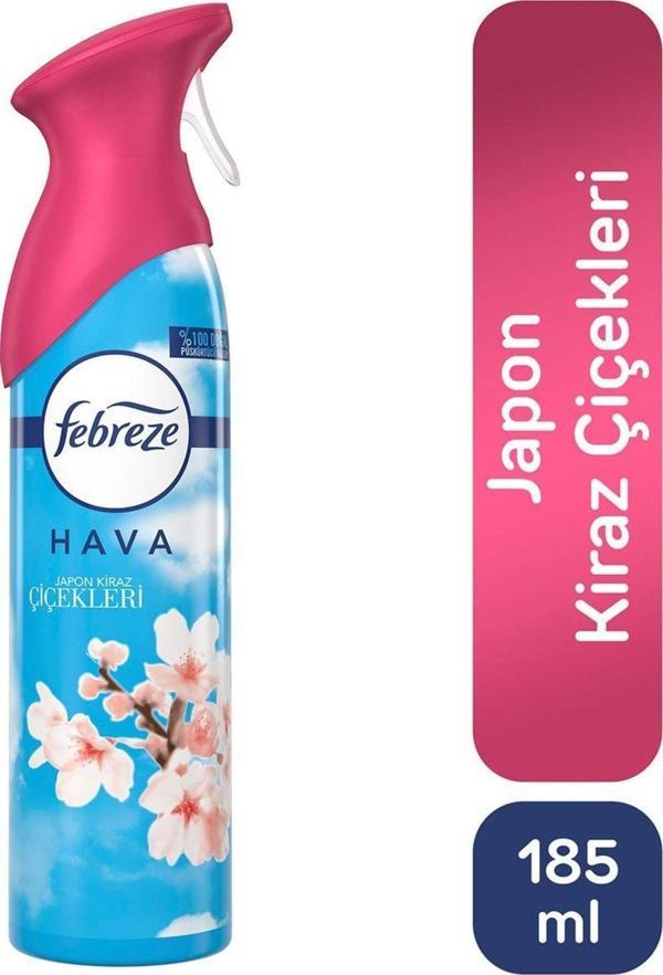 Febreze Hava Ferahlatıcı Sprey Oda Kokusu Japon Kiraz Çiçekleri 185 Ml - Image 1