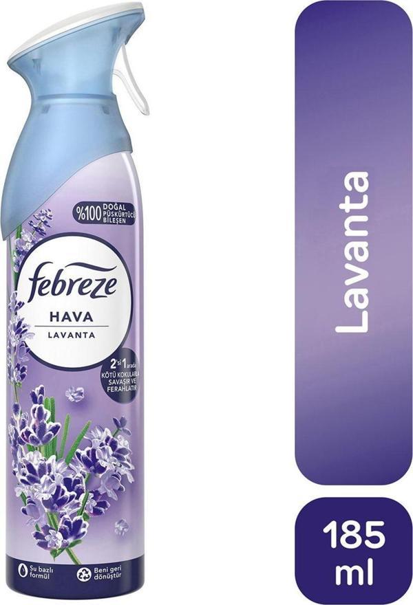 Febreze Hava Ferahlatıcı Sprey Oda Kokusu Lavanta Kokulu 185 Ml - Image 1