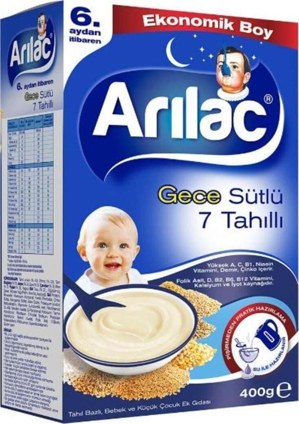 Arı Lac Instant Ek Gıda 7 Tahıllı Gece 400 Gr - Image 1