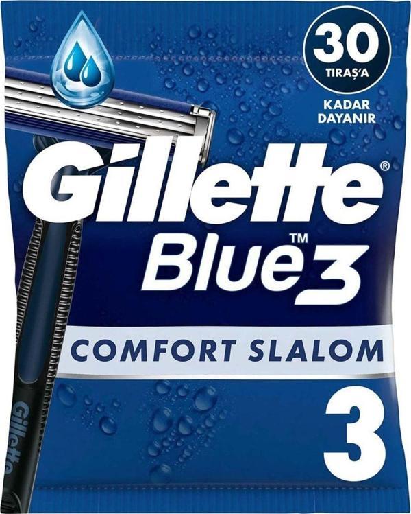 Gillette Blue3 Slalom Kullan At Tıraş Bıçağı 3'Lü - Image 1