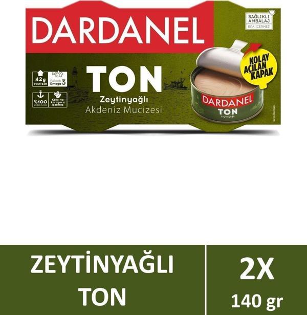 Dardanel Zeytinyağlı Ton Balığı 2X140 Gr . - Image 1