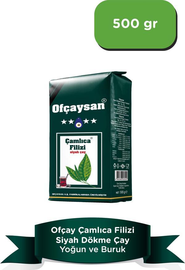 Ofçay Çamlıca Filizi 500 Gr Siyah Dökme Çay - Image 1