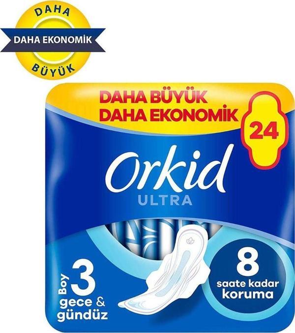Orkid Ultra Ekstra Dörtlü Paket Gece & Gündüz 24 Adet - Image 1