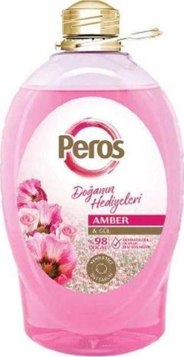 Peros Sıvı Sabun 3 Kg Amber-Gul - Image 1