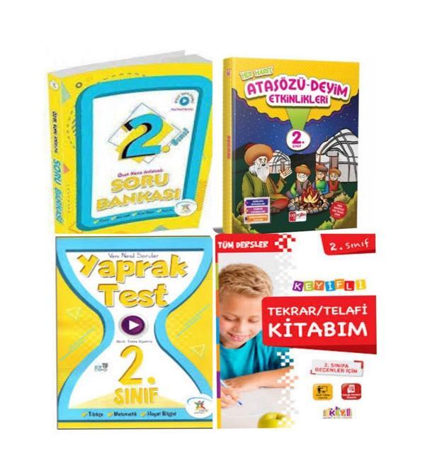 2.Sınıf  Konu Anlatımlı Soru Bankası + Telafi Kitabım +Atasözü-Deyimler Ve Tüm Dersler Yaprak Test - 5 Renk Yayınları - Image 1