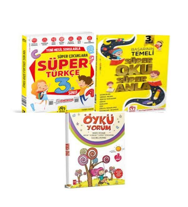 3. Sınıf Yeni Nesil Sorularla Süper Türkçe+ Süper  Oku Anla +Öykü Yorum  - Model Eğitim Yayınları - Image 1