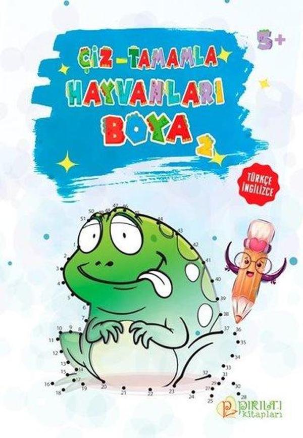 Çiz - Tamamla - Hayvanları Boya 2 - Pırıltı Kitapları - Image 1