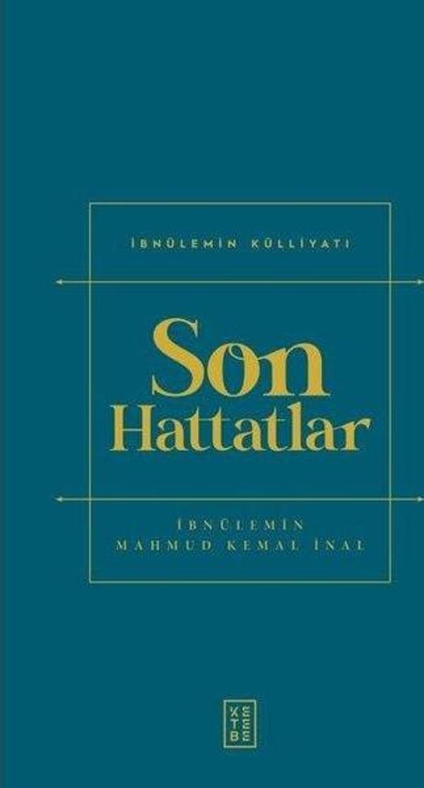 Son Hattatlar - İbnülemin Külliyatı - Ketebe - Image 1