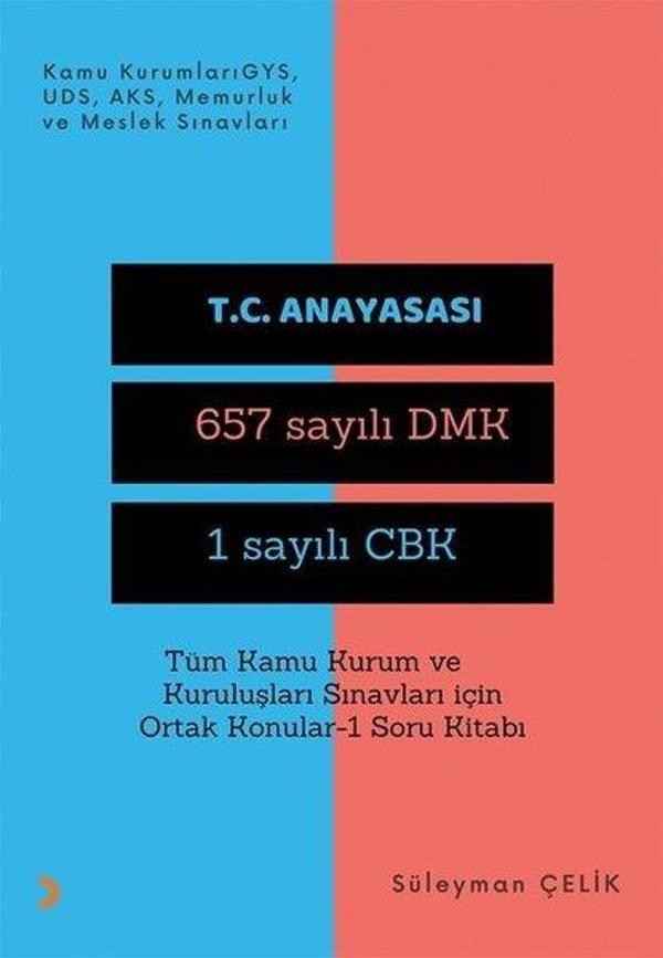 Tüm Kamu Kurum ve Kuruluşları Sınavları için Ortak Konular 1 Soru Kitabı - Cinius Yayınevi - Image 1