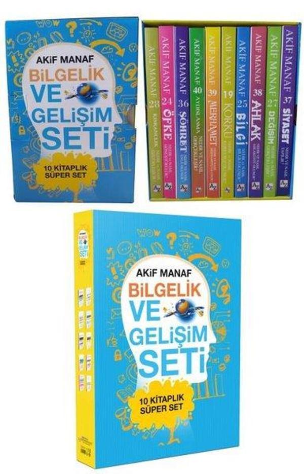 Akif Manaf Bilgelik ve Gelişim Seti - 10 Kitap Takım - Az Kitap - Image 1