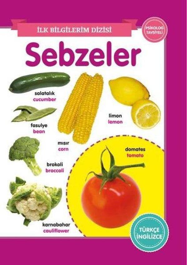 Sebzeler - İlk Bilgilerim Dizisi - 0-6 Yaş Yayınları - Image 1