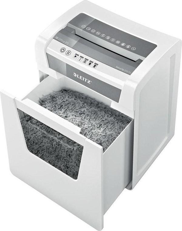 Leitz Iq Office P5 Evrak İmha Makinesi Beyaz - Image 1