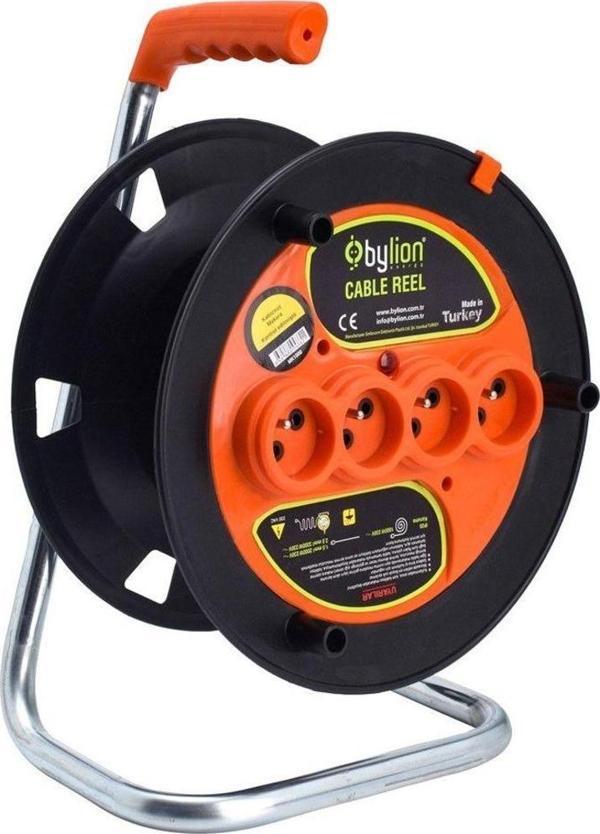 Bylion MK2025 4 Soketli 3x2.5mm 20 Metre Makaralı Kablo - Image 1