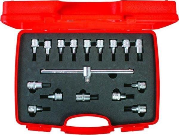 İzeltaş 1113 Lokmalı Allen Uç ve Star (Torx) Uç Takımı 17 Parça - Image 1