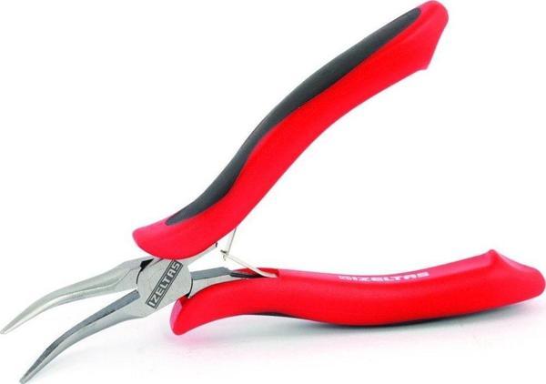 İzeltaş 3556 Elektronikçi Sivri Uçlu Eğri Kargaburun 150mm - Image 1