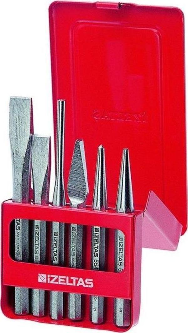 İzeltaş 5700 Keski Zımba Takımı 6 Parça - Image 1