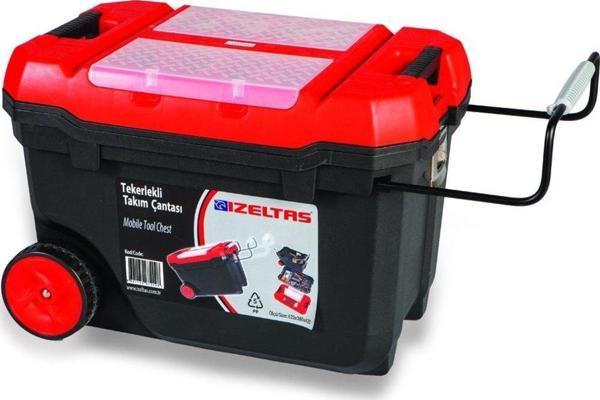 İzeltaş 8445 Tekerli Plastik Takım Çantası 28'' 380x595x420mm - Image 1