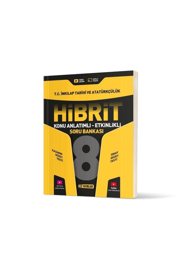 Hız Yayınları 8. Sınıf İnkılap Tarihi Hibrit Soru Bankası - Hız Yayınları - Image 1
