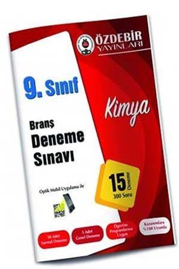 Özdebir Yayınları 9. Sınıf Kimya Branş Deneme - Özdebir Yayınları - Image 1