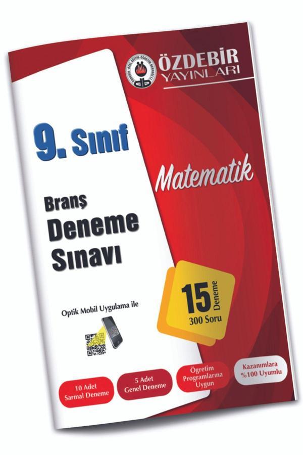 Özdebir Yayınları 9. Sınıf Matematik Branş Deneme - Özdebir Yayınları - Image 1