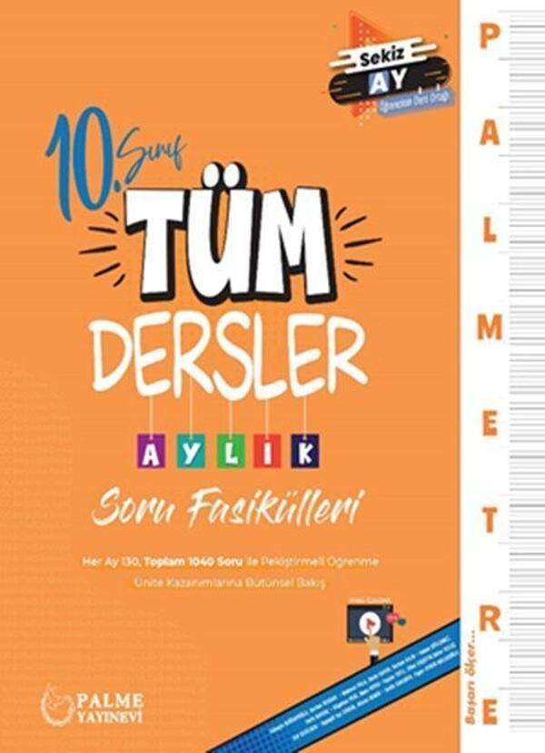 Palme Yayınları 10. Sınıf Tümdersler Aylık Soru Fasikülleri - Palme Yayınları - Image 1