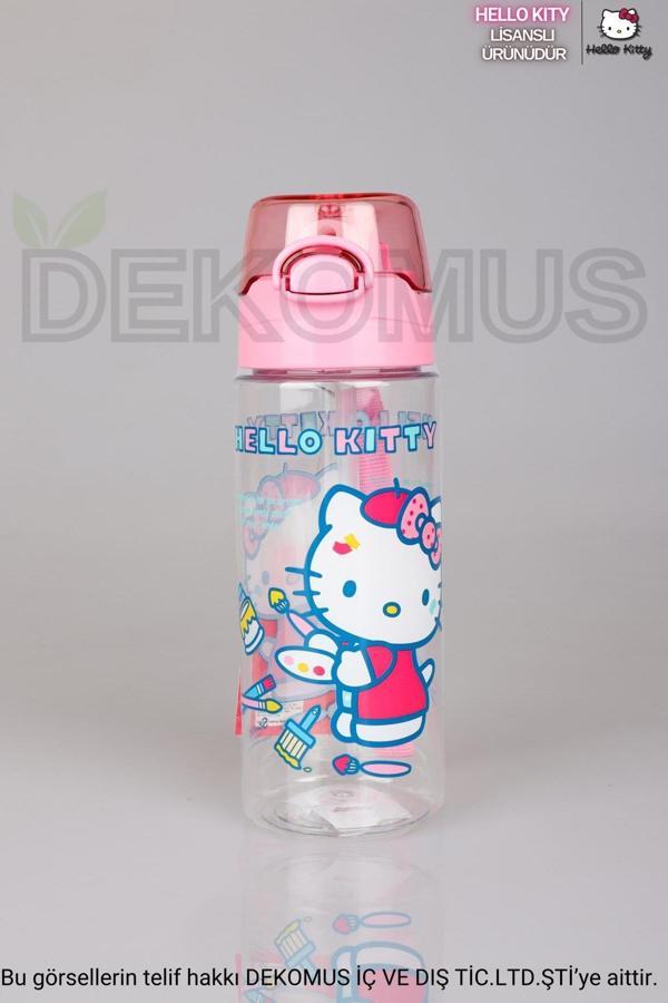 YENİ SEZON LİSANSLI HELLO KITTY TRITAN MATARA 500 ML - Image 1