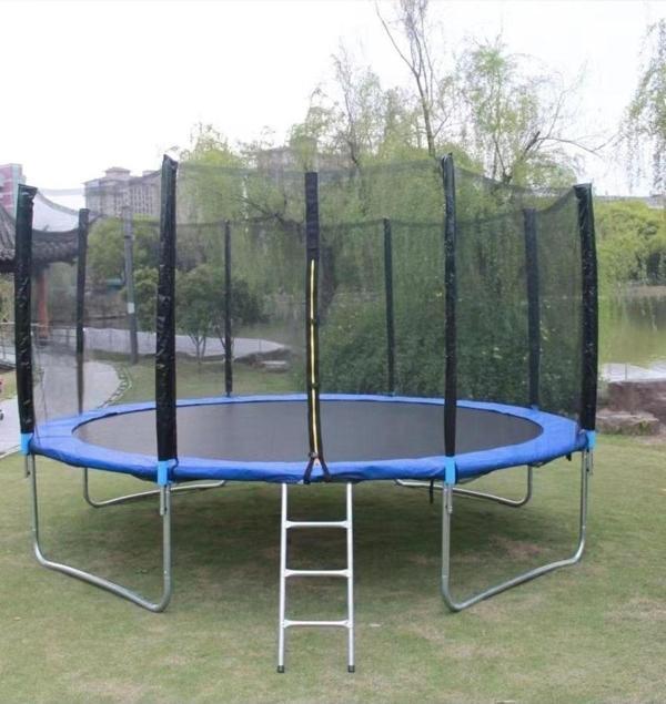 HEPİTOP File Korumalı Büyük Boy Trambolin 426 Cm Güvenlik Fileli Bahçe Tipi Trambolin 14 Ft - Image 1
