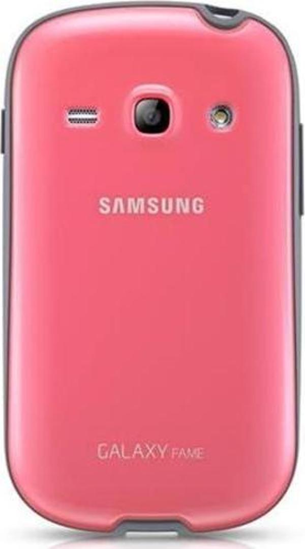 Galaxy Fame S6810 ile Uyumlu Protective Cover+ Kılıf Pembe - Image 1