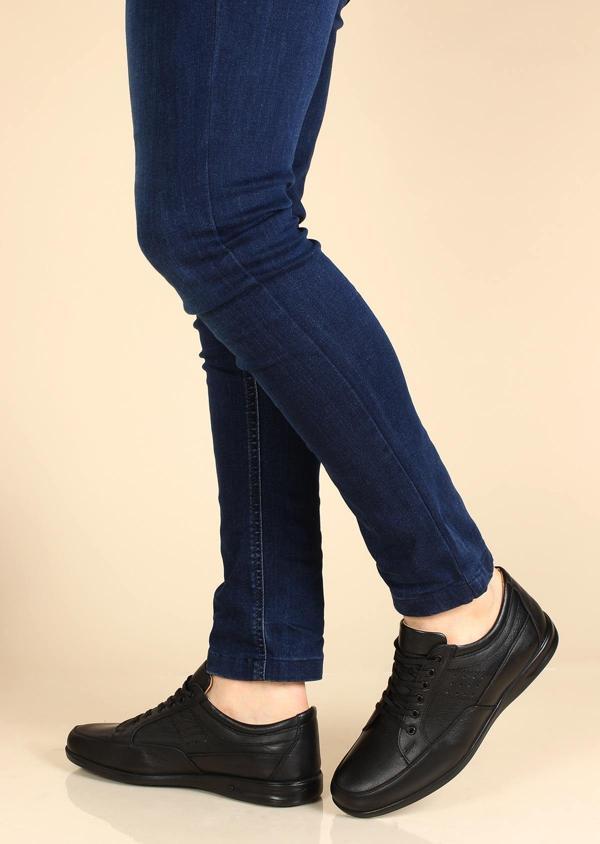 Hakiki Deri Ortopedik Erkek Casual Ayakkabı 662MA03 - Image 1