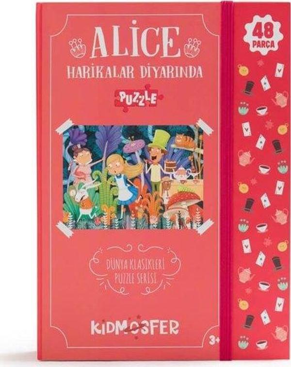 Kidmosfer Alice Harikalar Diyarında 48 Parça Puzzle - Image 1