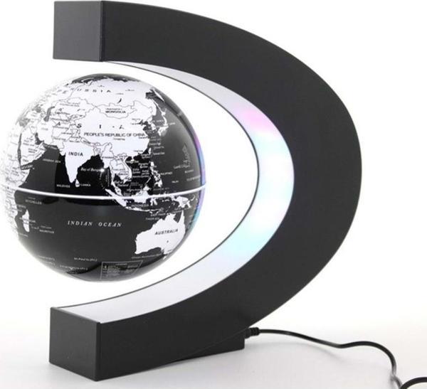 Mıknatıslı Ortada Dönen Dünya Küre Dekoratif Hediyelik - Image 1