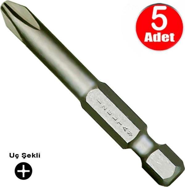 İzeltaş Bits Uç Yıldız Matkap Vidalama Ucu Ph2 x 50 mm - 5 Adet - Image 1