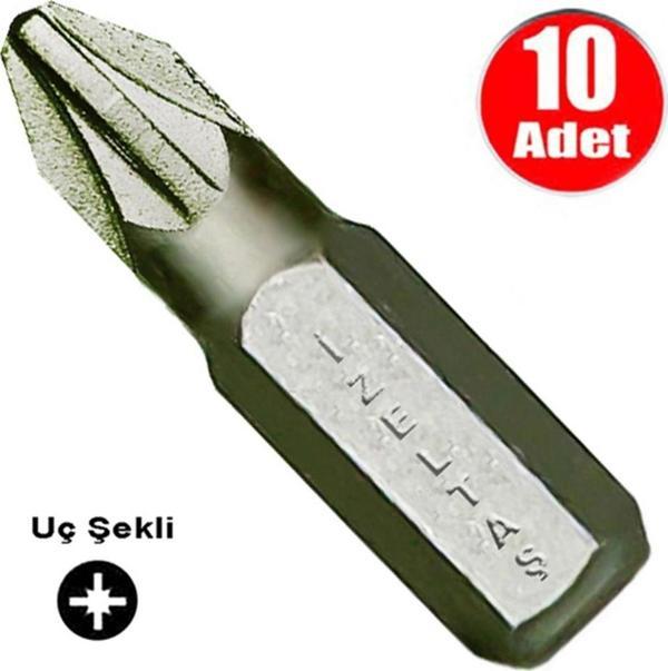 İzeltaş Bits Uç Yıldız Matkap Vidalama Ucu Pz2 x 25 mm - 10 Adet - Image 1