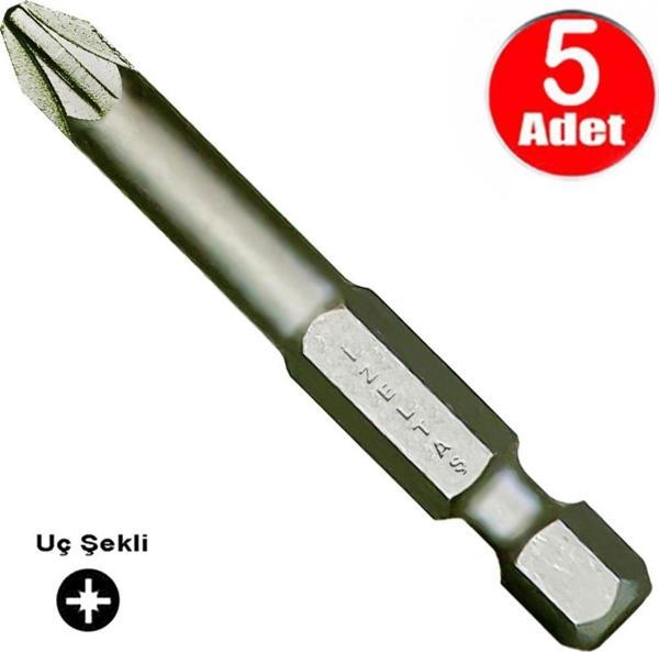 İzeltaş Bits Uç Yıldız Matkap Vidalama Ucu Pz2 x 50 mm - 5 Adet - Image 1